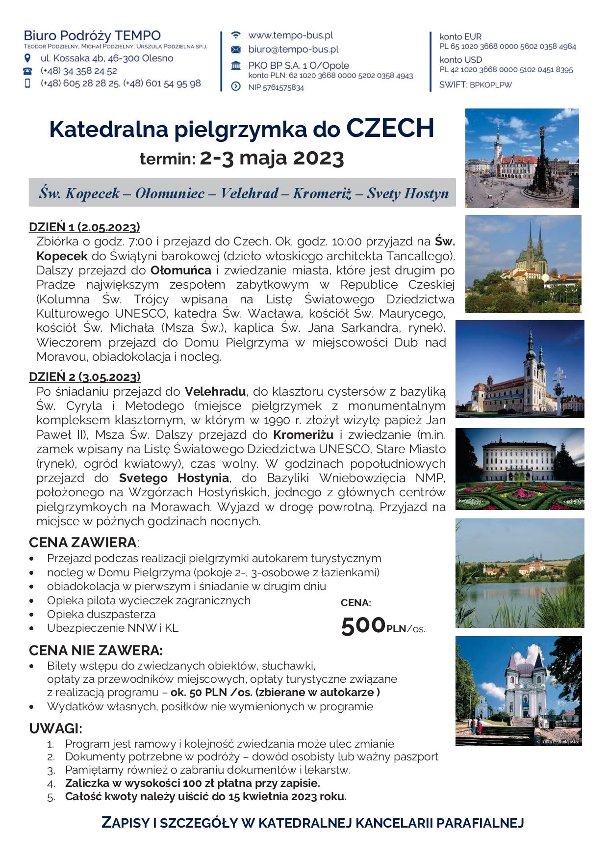 Czechy 2 3 maj 2023
